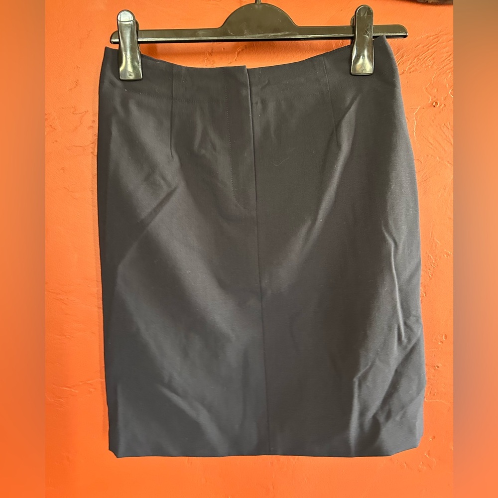 LOFT Black Pencil Skirt Knee-Length Work